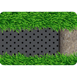 XPE Shock absorbing pad for artificial turf