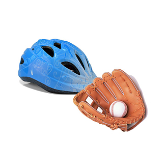 PE FOAM Helmet and glove