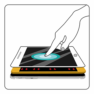 Press water ripple solution